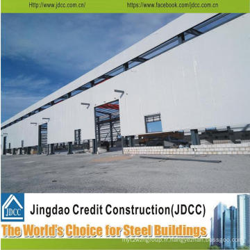 Hangar d&#39;entrepôt de structure métallique de conception de construction